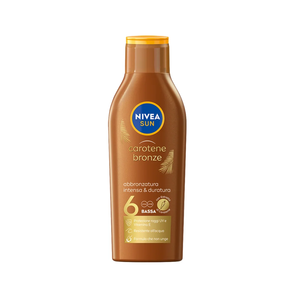 Nivea Sun Latte Solare Carotene Bronze Protezione Solare