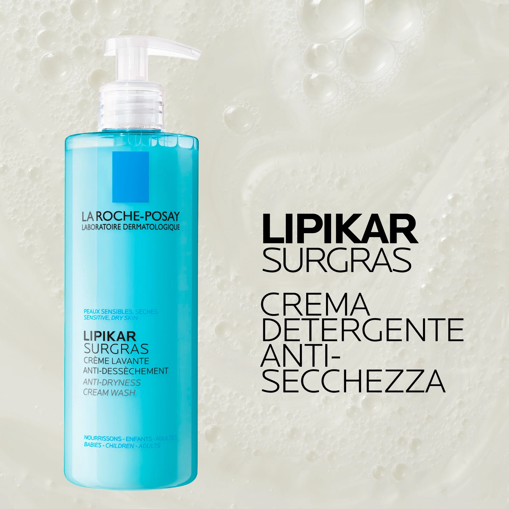 La Roche Posay Lipikar Surgras Docciacrema 400 Ml Detergente corpo