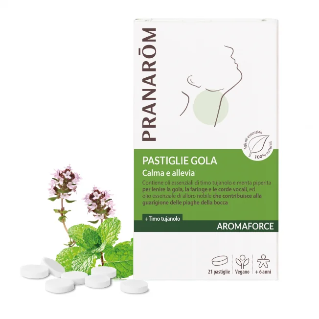 Pranarom  21 Pastiglie Masticabili Aromaforce Gola