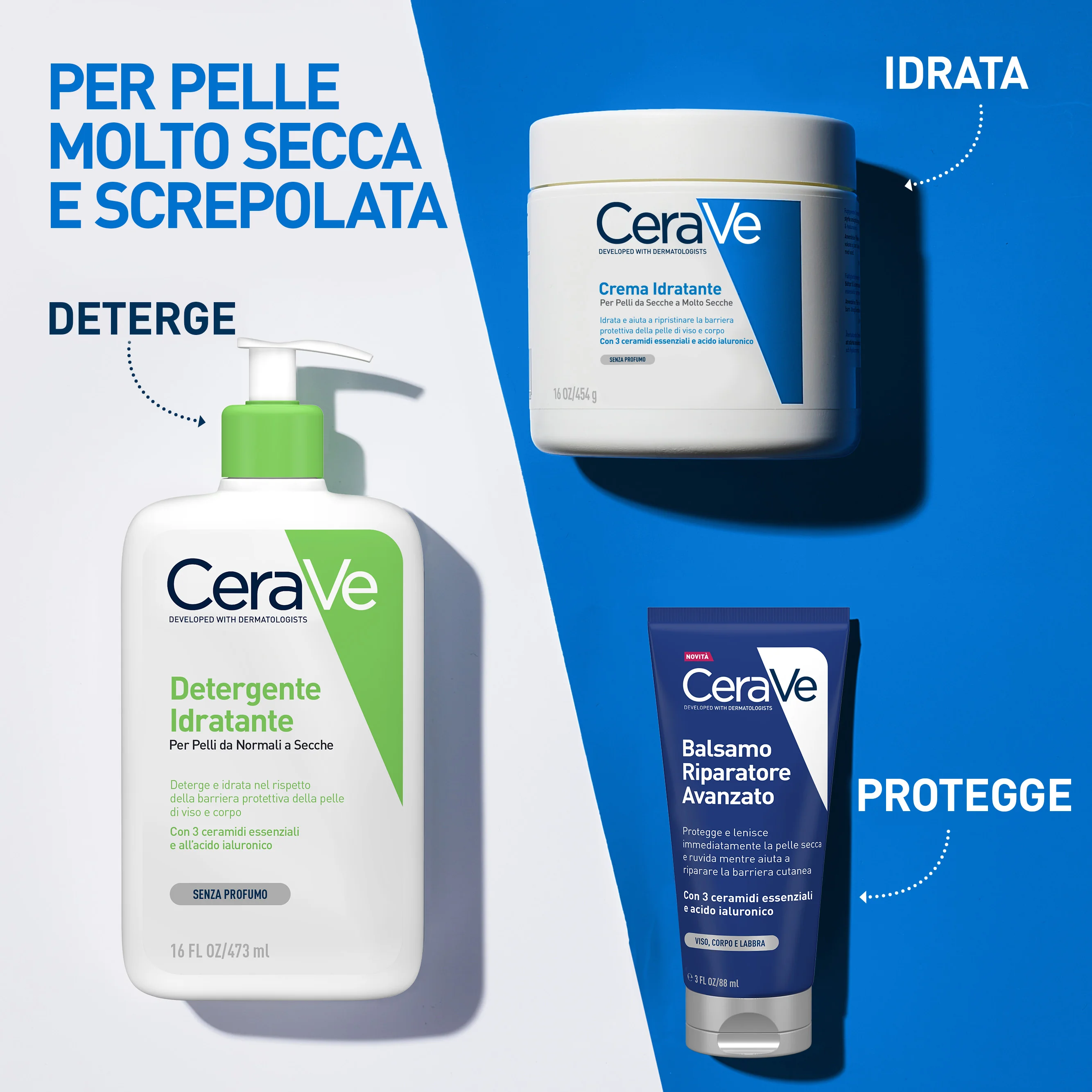 Cerave Balsamo Riparatore Avanzato 88 Ml Idratazione Intensa