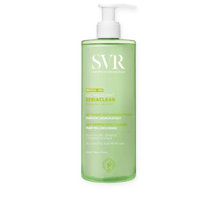 SVR Sebiaclear Gel Moussant 400 ml Detergente Anti-Imperfezioni