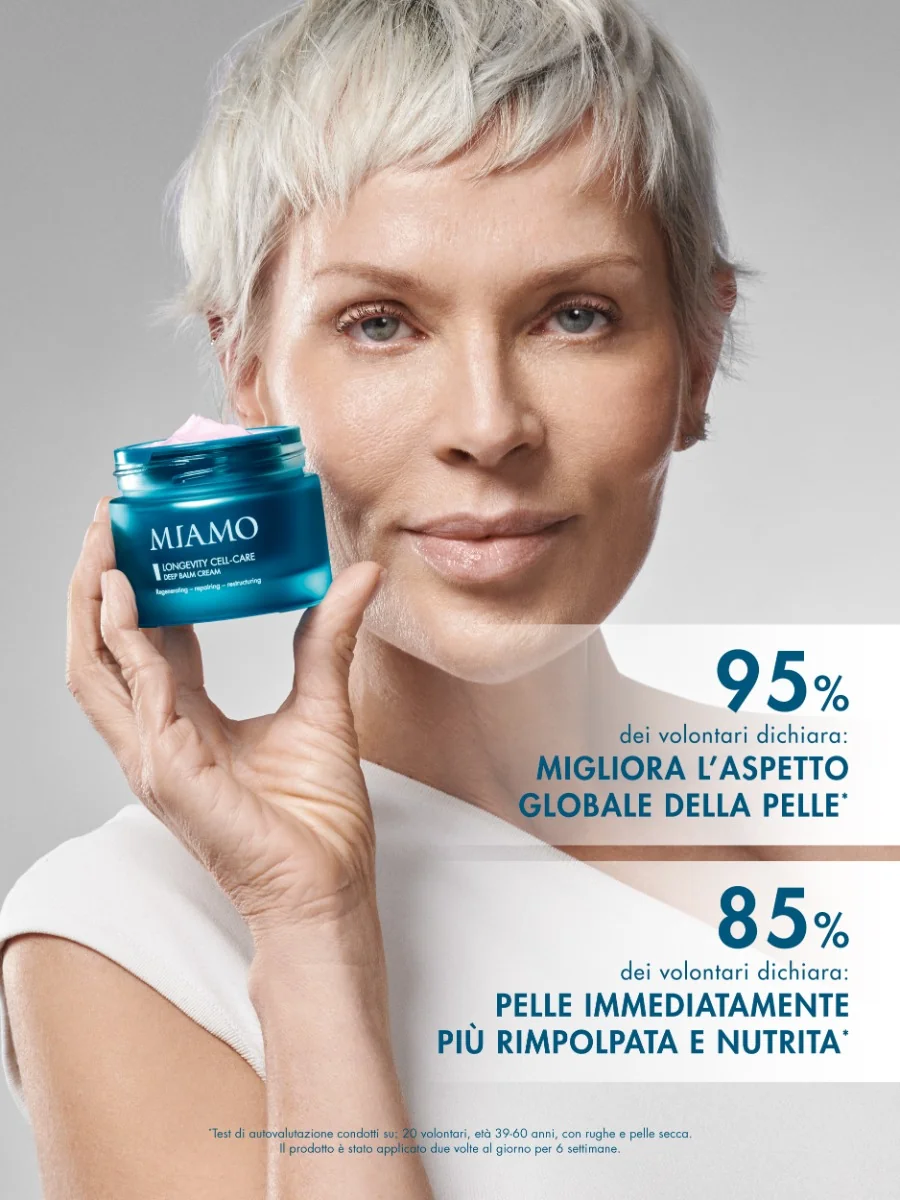 Miamo Longevity Plus Longevity Cell Care Deep Balm Cream 50 ml Pelle Normale e Secca