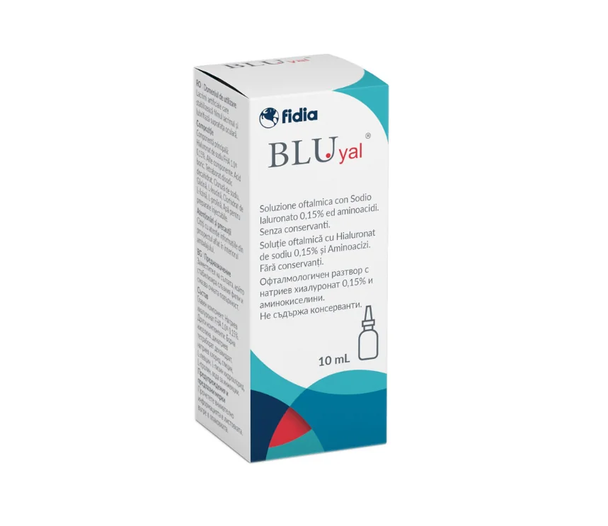 Bluyal Soluzione Oftalmica Lubrificante 10 ml Benessere Occhi