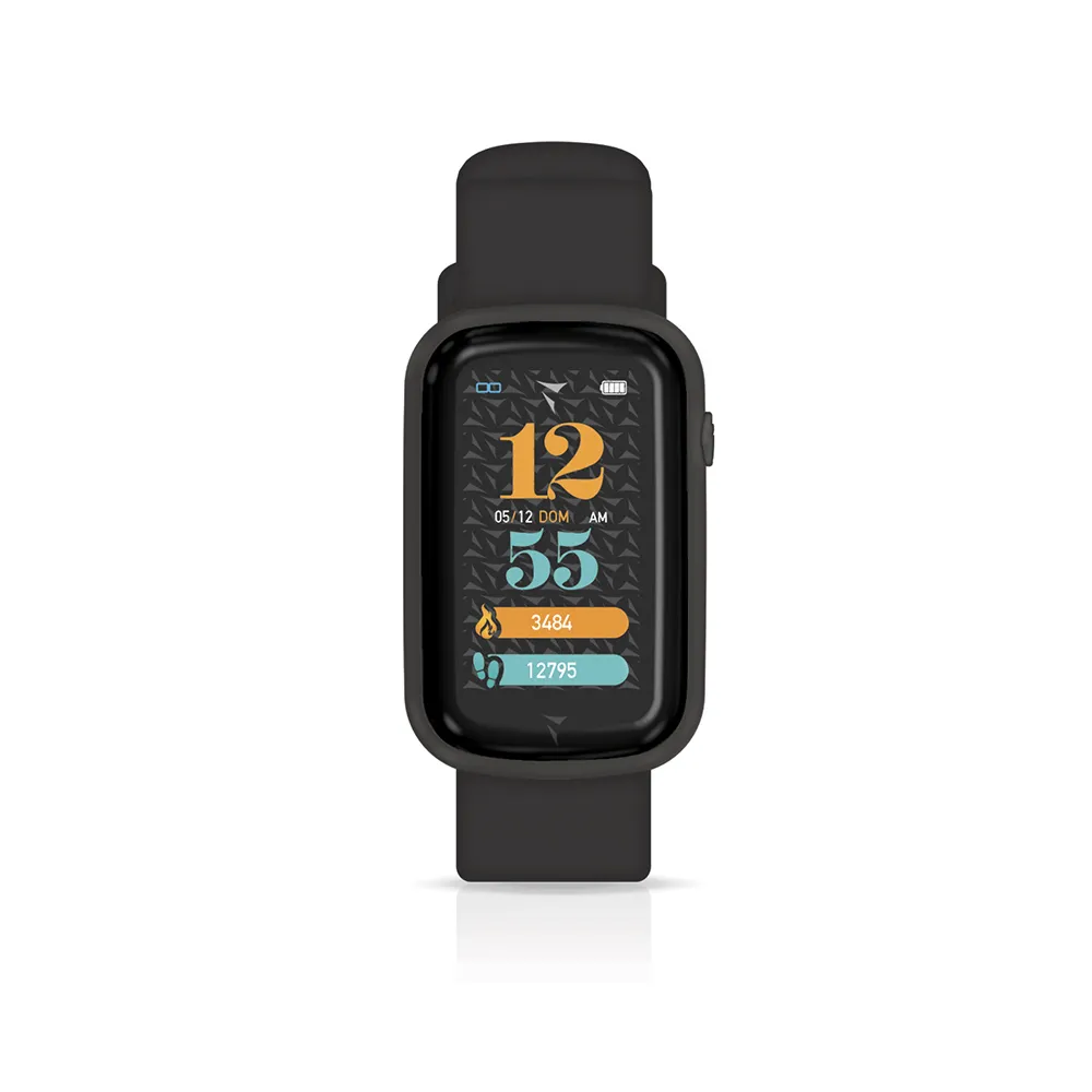 Techmade Steps Smartwatch Total Black Da Portare Sempre con Te
