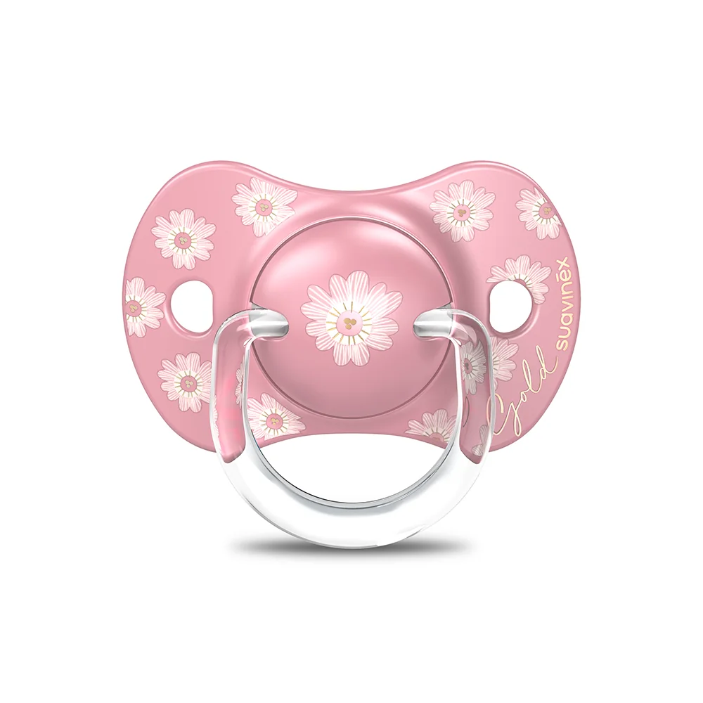 Suavinex Gold Succhietto Silicone +18 Mesi Rosa