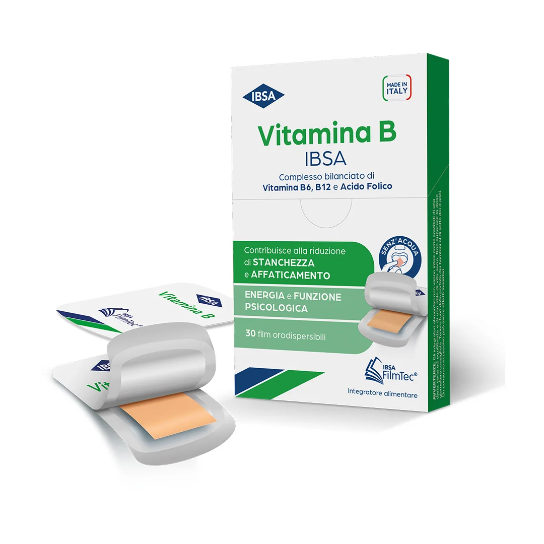Vitamina B Ibsa 3Film Orali Senza Glutine