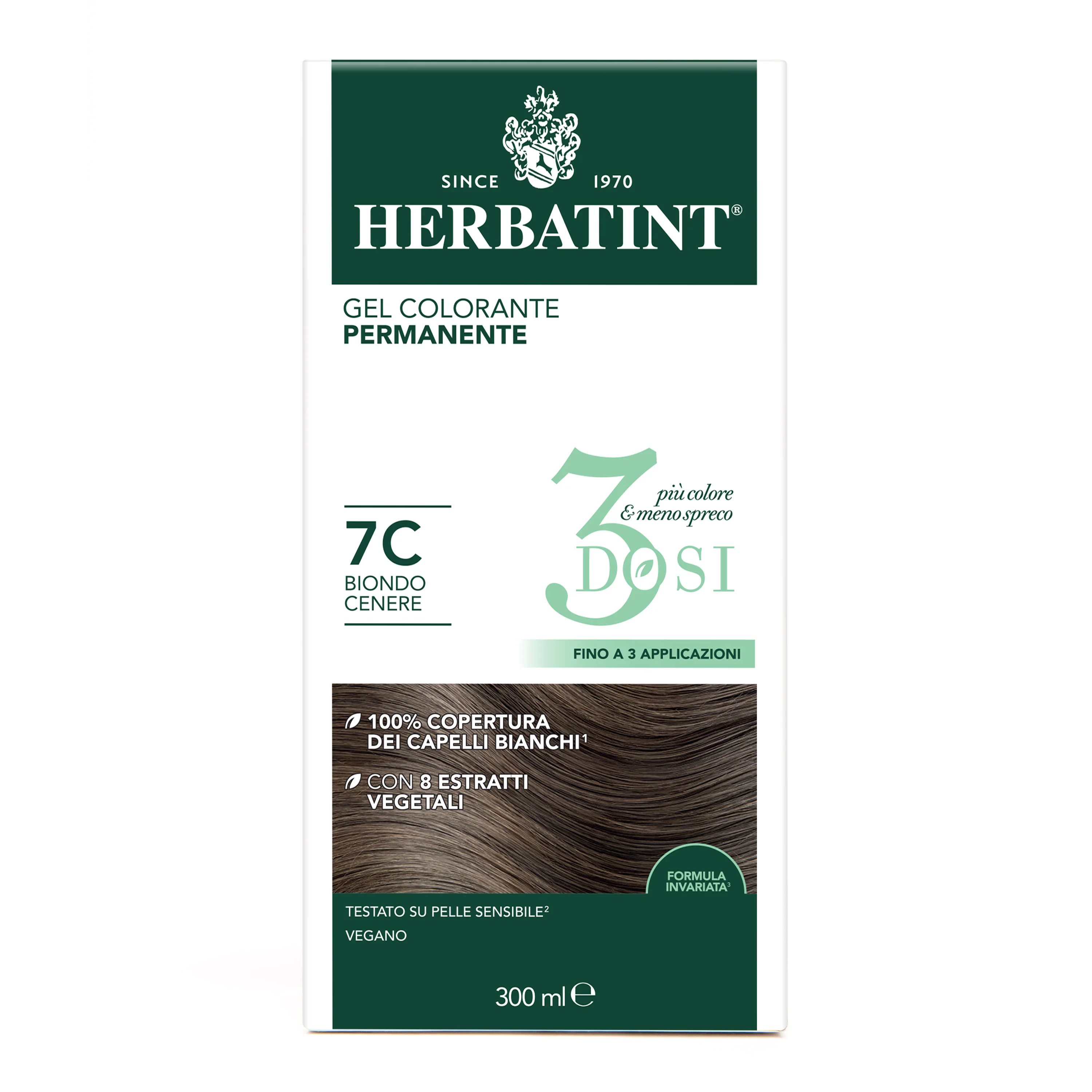 Herbatint 3Dosi 7C 300 Ml