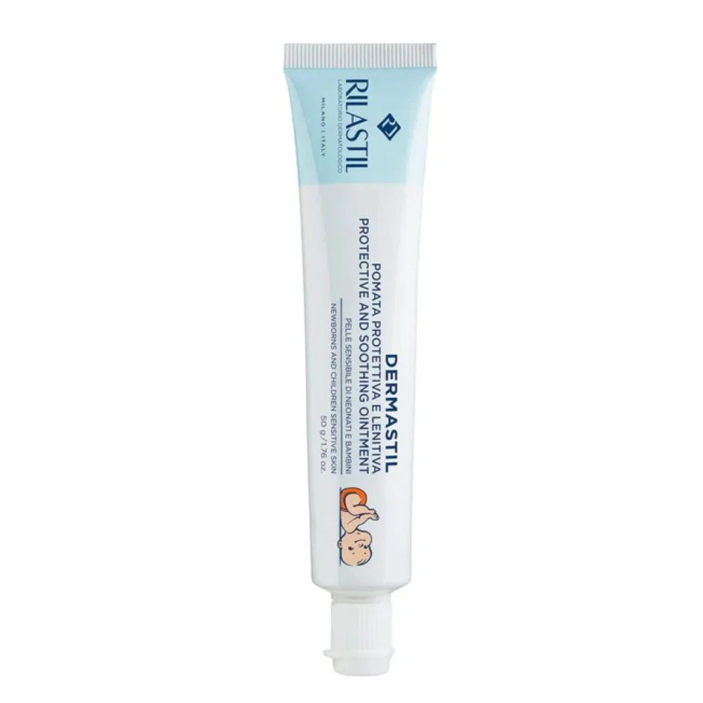 Rilastil Dermastil Pediatric Pomata Protettiva Lenitiva 50g Neonati e Bambini