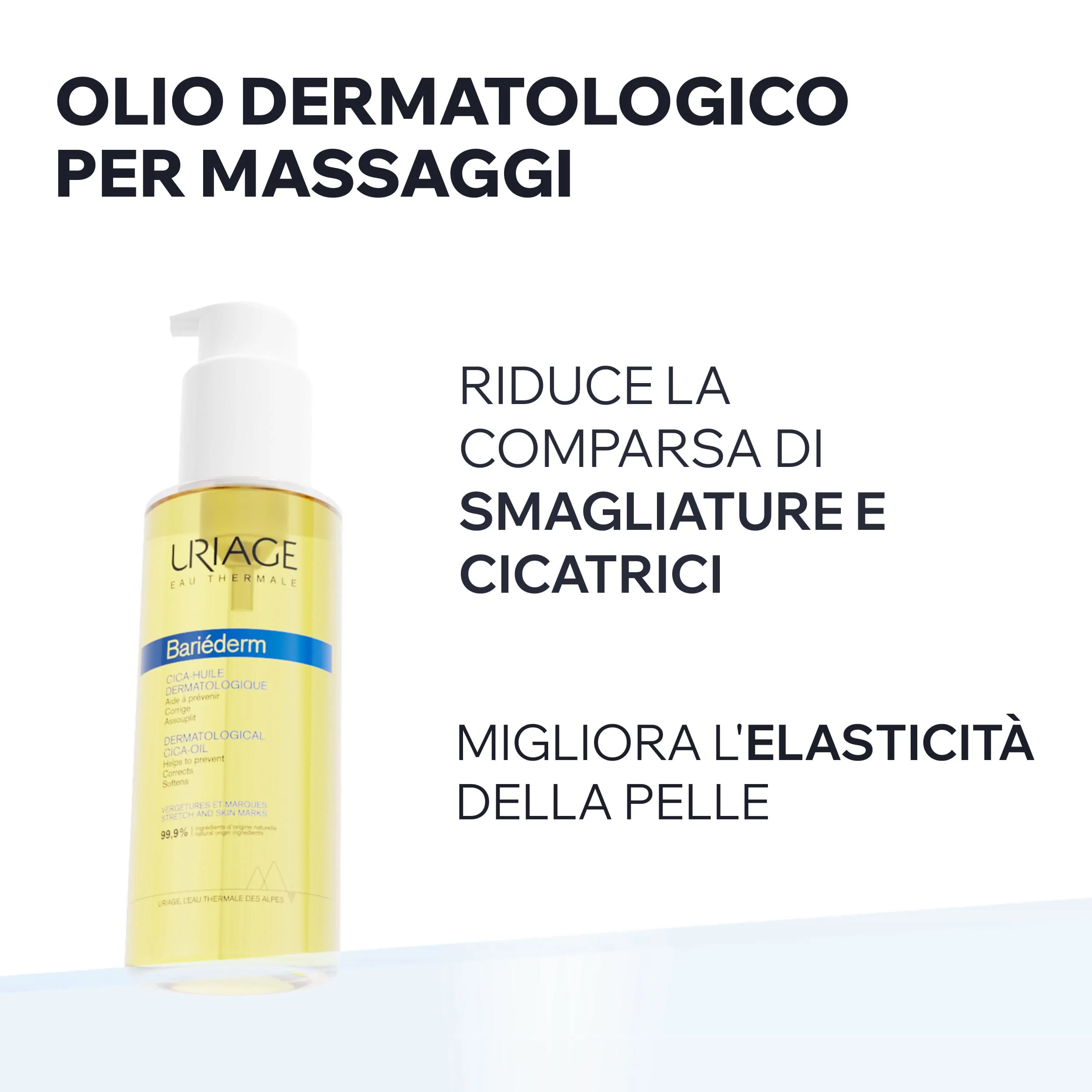 Uriage Barièderm Cica-Olio Dermatologico 100 ml Segni Recenti e Smagliature