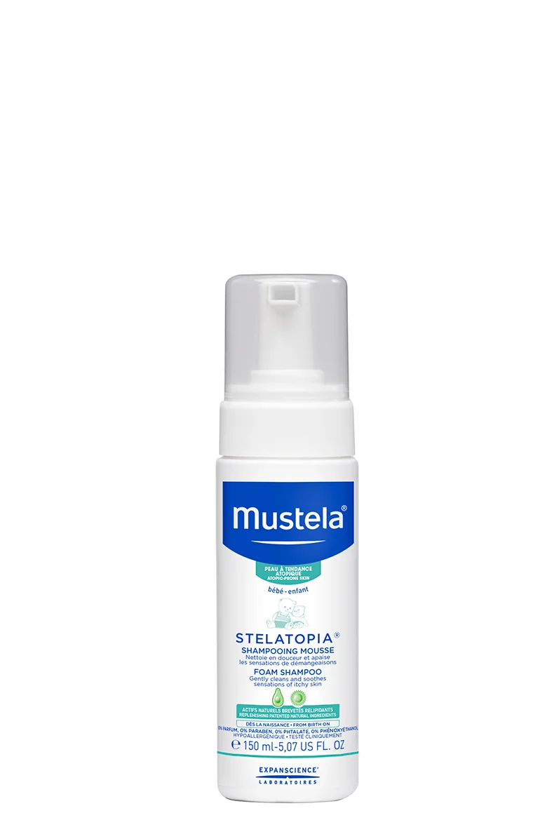 Mustela Shampoo Mousse 150 ml Per Bambini e Neonati
