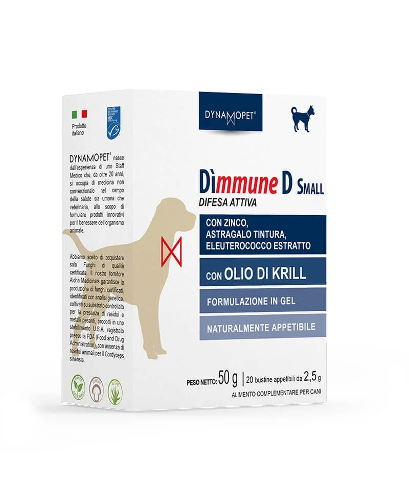 Dimmune D Small Cani 20 Bustine Alimento Complementare