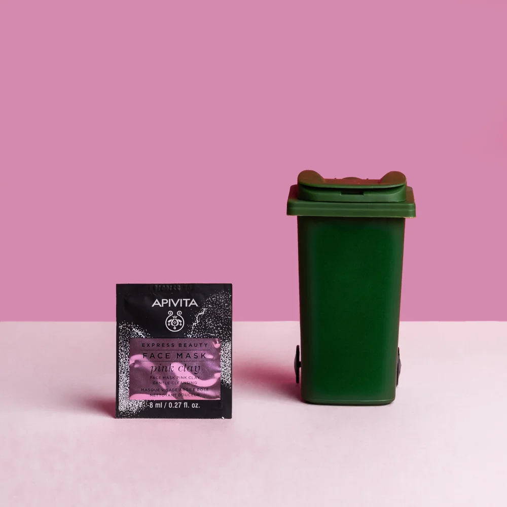 Apivita Express Pink Clay 2 X 8 Ml Detersione Delicata
