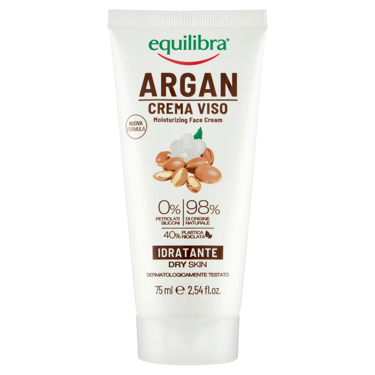 Equilibra Argan Crema Viso Idratante 75 Ml Idrata la Pelle