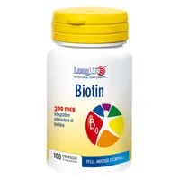 Longlife Biotin 300 mcg 100 compresse