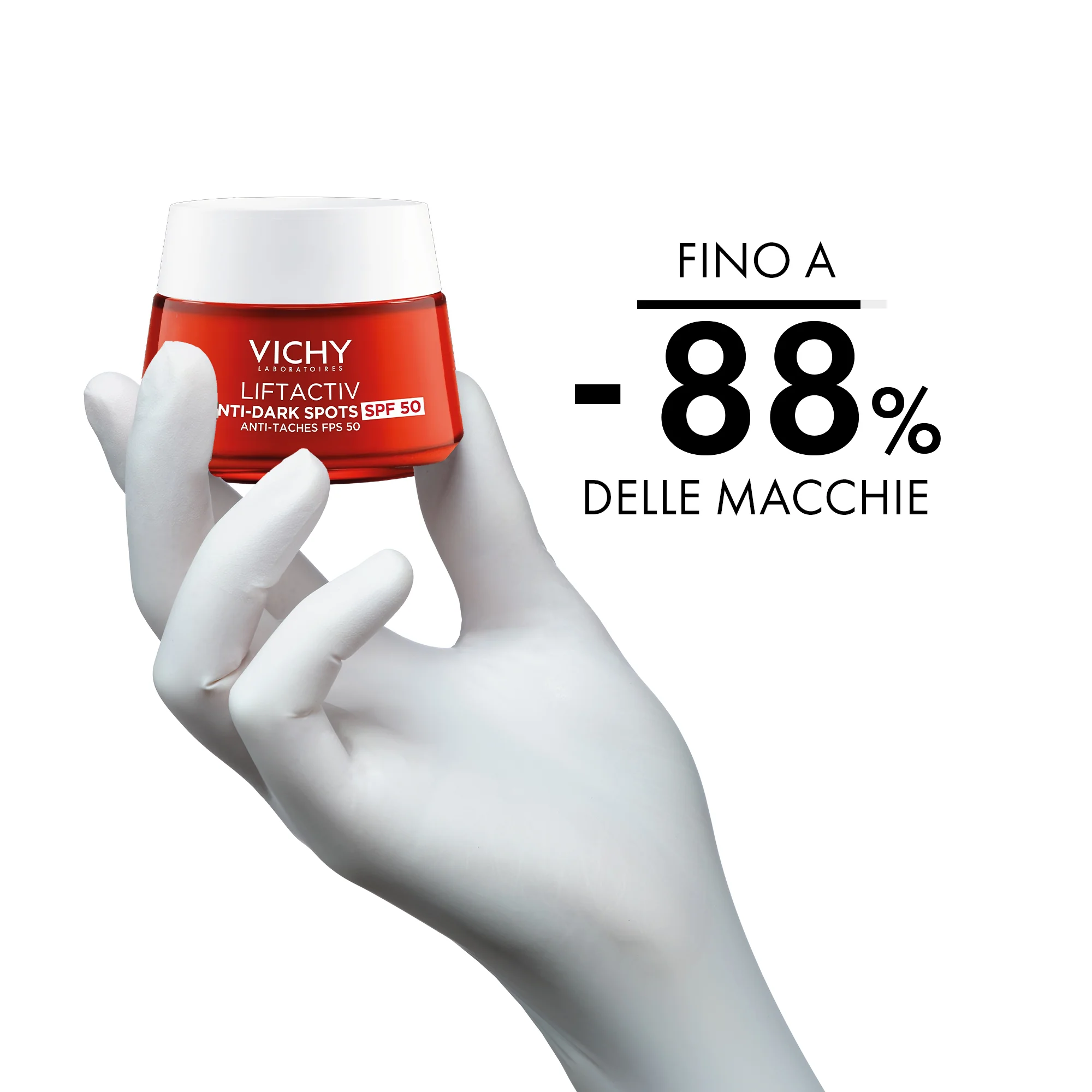 Vichy Liftactiv Crema Viso B3 SPF50, 50 Ml Anti-Macchie