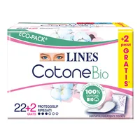 Lines Cotone Bio 24 Pezzi