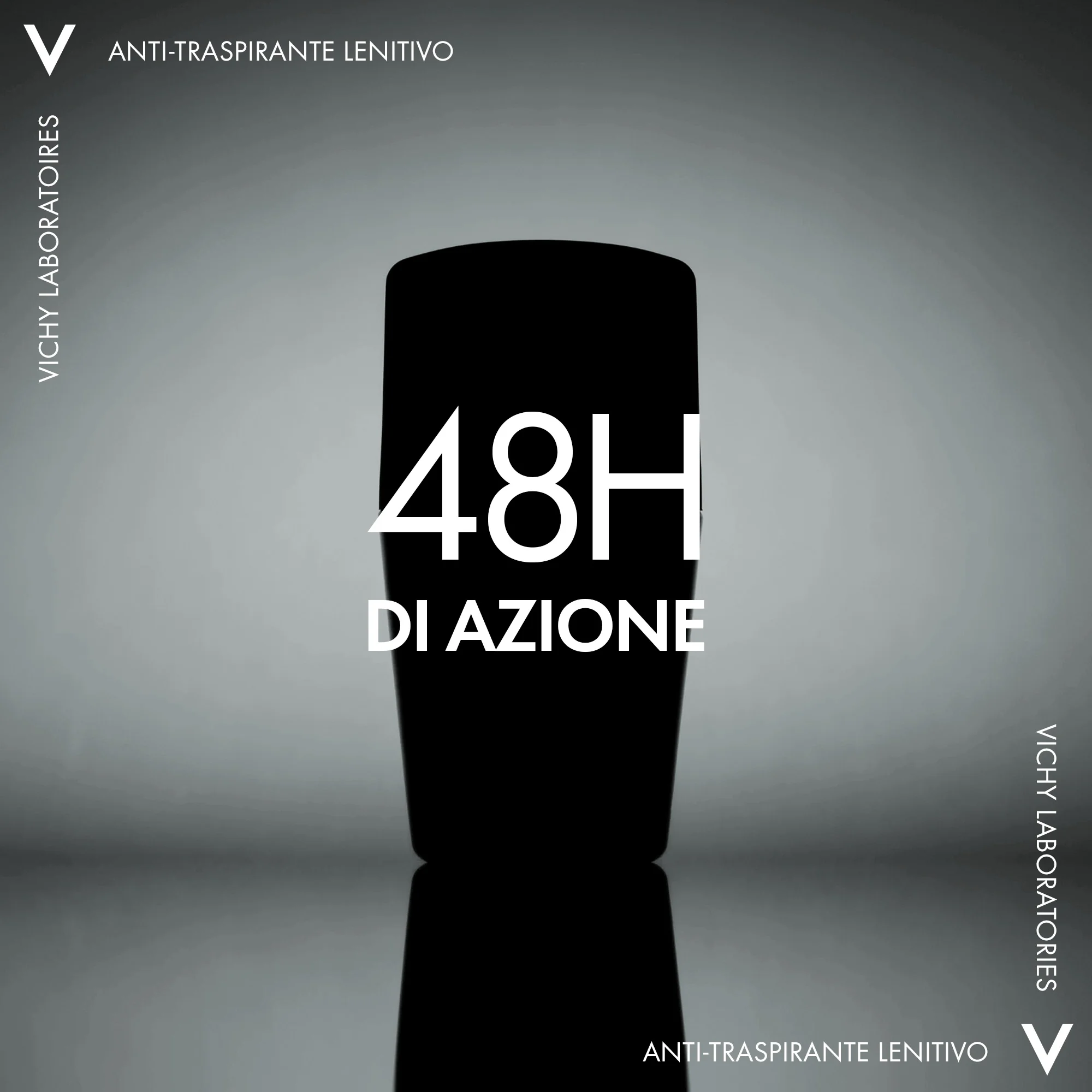 Vichy Deodorante Anti-Traspirante 48H, 50 Ml Pelle sensibile o depilata