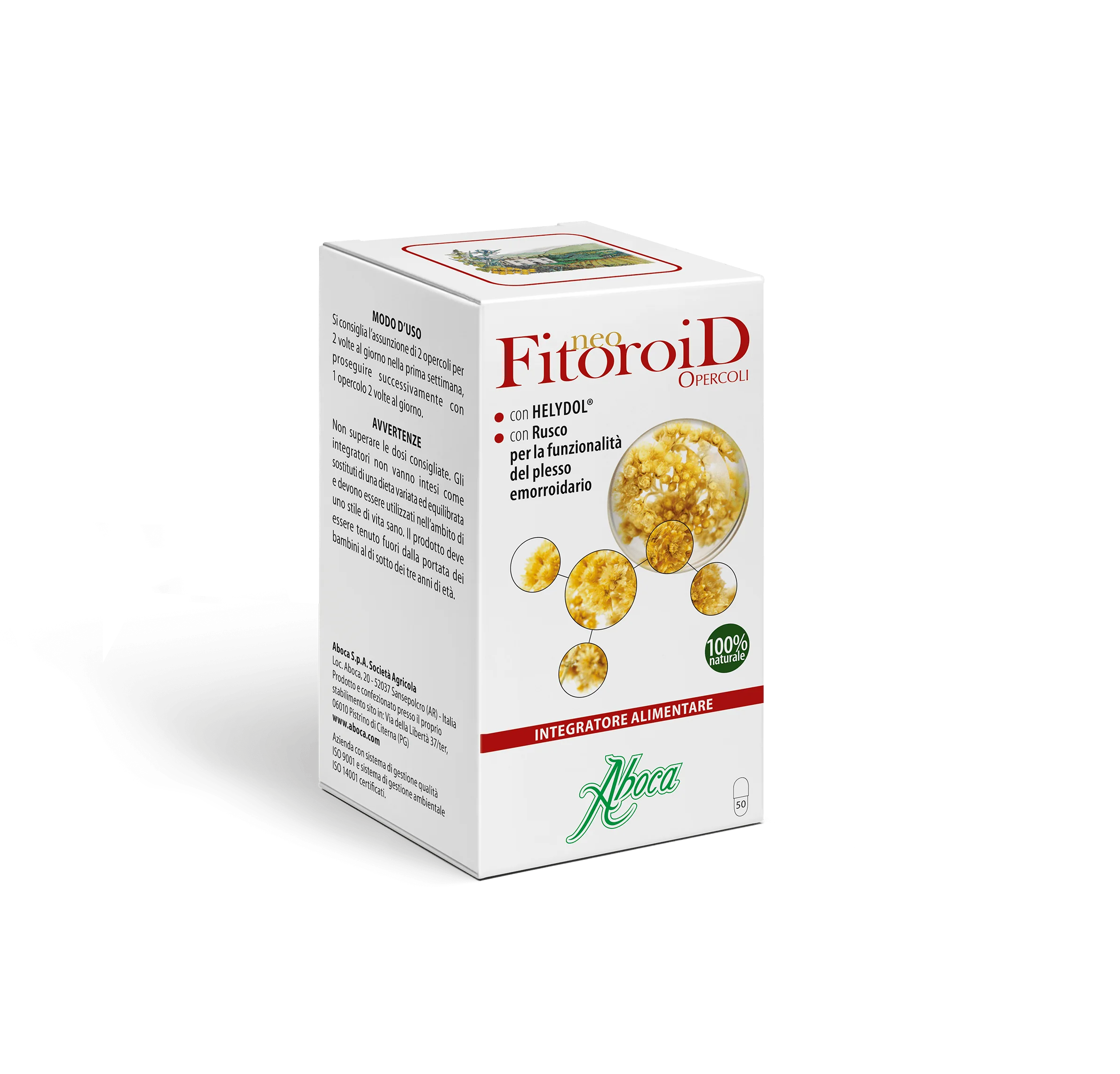 Aboca NeoFitoroid Opercoli 50 Opercoli Integratore Plesso Emorroidario