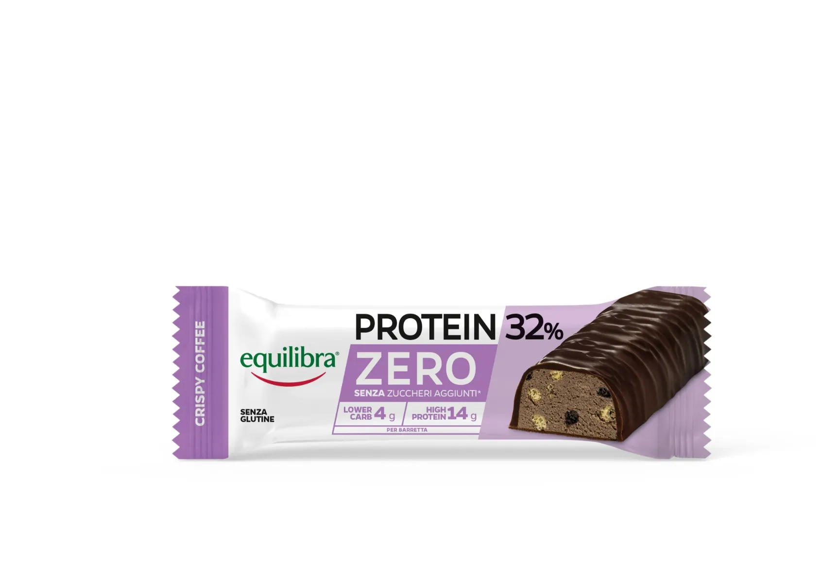 Equilibra Protein 32% Zero Crispy Coffee 45 G Barretta Proteica