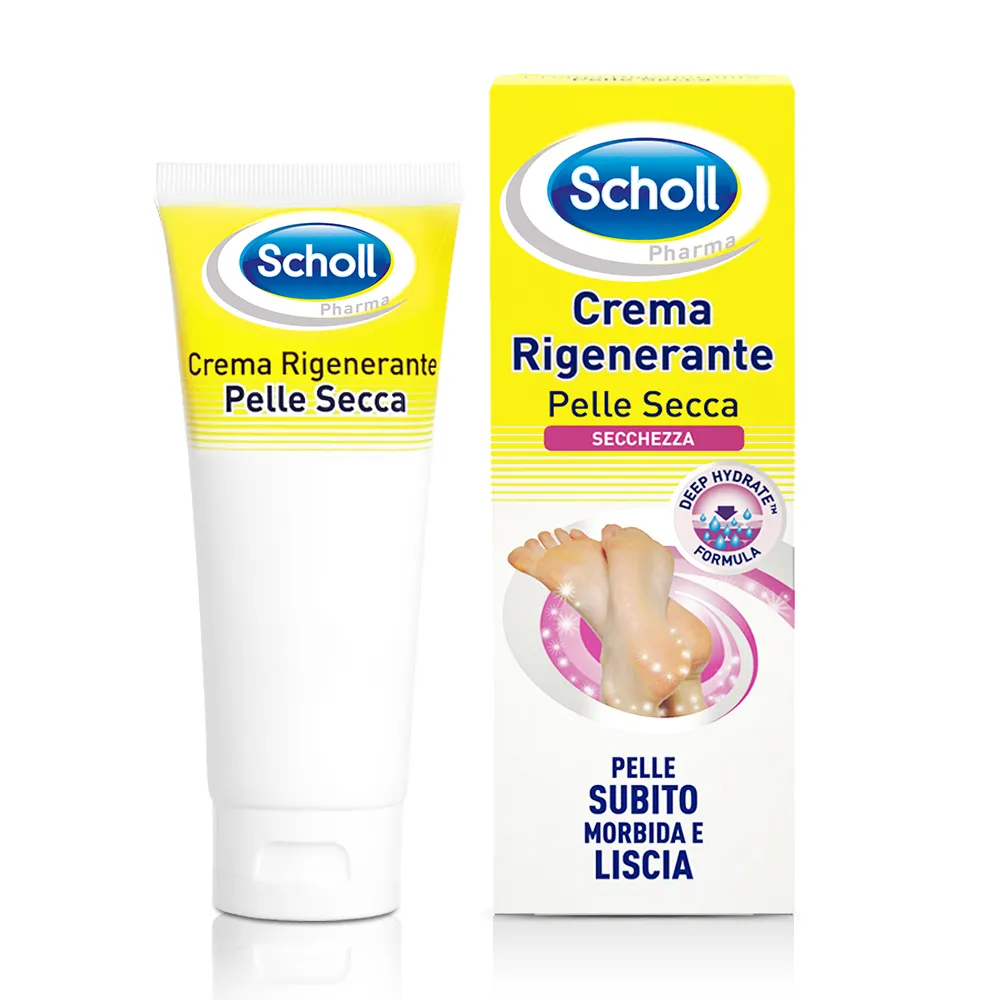 Scholl Crema Rigenerante Pelle Secca Piedi 60 ml Pelle Secca