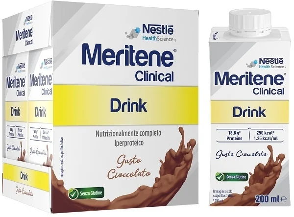 Meritene Clni Drink Choc Brk6(4X200Ml)It Senza Glutine