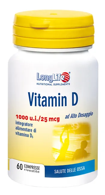 Longlife Vitamina D 1000 60 Compresse - Integratore Vitamina D