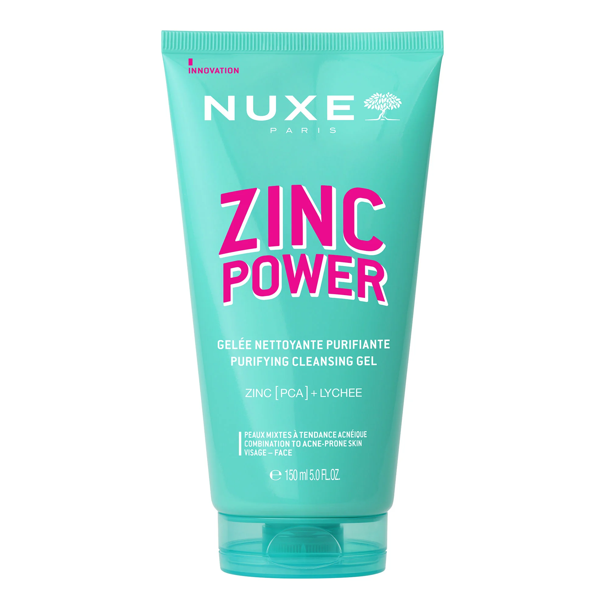 Nuxe Zinc Power - Gel Viso Detergente Purificante 150 ml Pelli Miste e Grasse