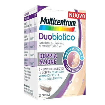 Multicentrum Flora Intestinale Boost Probiotici 20 Capsule Integratore Fermenti Lattici Probiotici