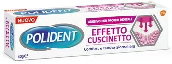 Polident Effetto Cuscinetto Adesivo Protesi Dentali 40 g