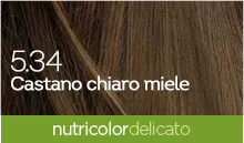 Biokap Nutricolor Delicato 5.34 Castano Miele Tinta Per Capelli