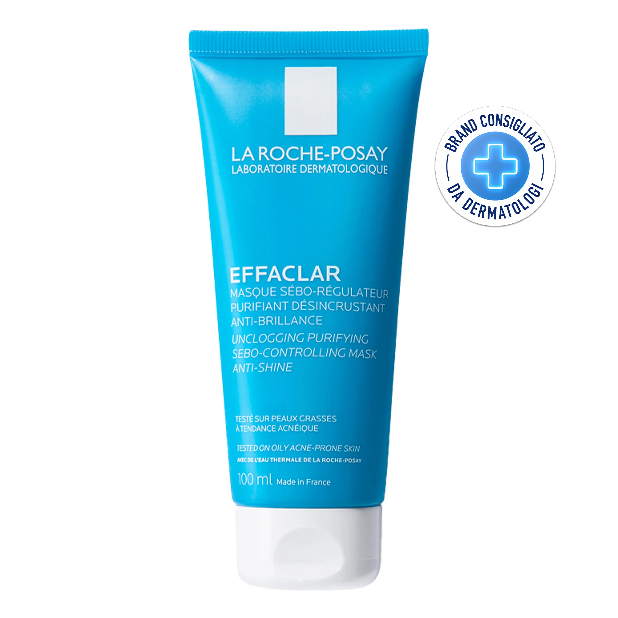 La Roche Posay Effaclar Maschera Viso 100 Ml Sebo-regolatrice e Purificante