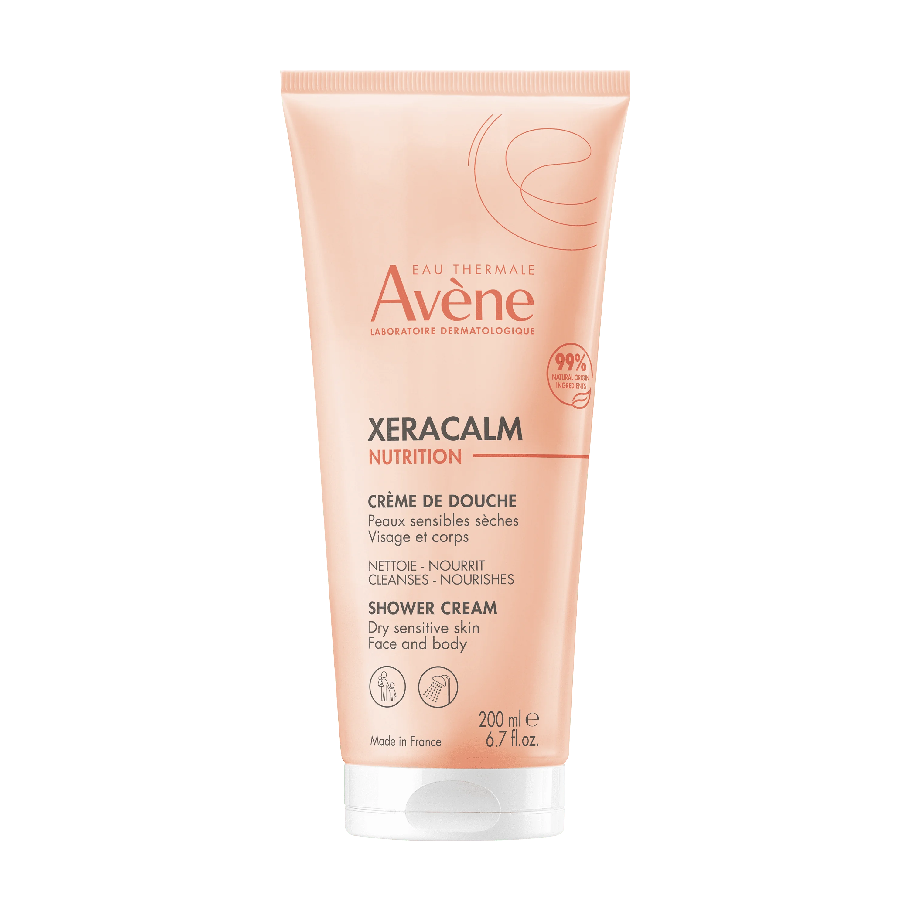 Eau Thermale Avène XeraCalm Nutrition - Crema Doccia 200 ml Pelle Sensibile e Secca