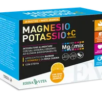 Erba Vita Magnesio e Potassio + Vitamina C Integratore Gusto Arancio 20 Bustine