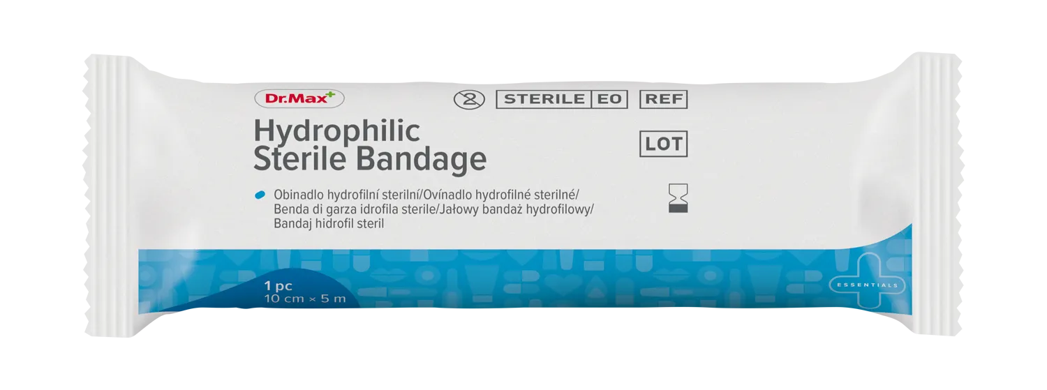 Dr.Max Hydrophilic Sterile Bandage 10 cm x 5 m