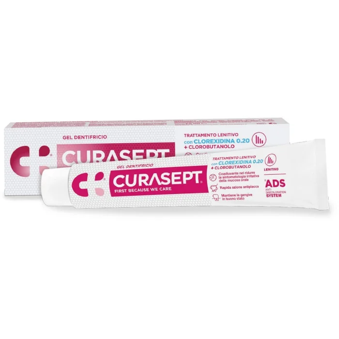 Curasept Gel Dentifricio Ads Dna Trattamento Lenitivo 75 ml Antiplacca