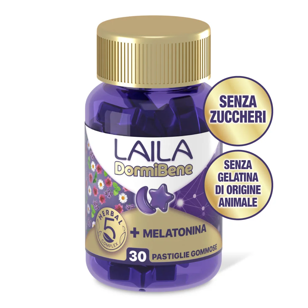 Laila Dormibene 3 g 30 Gommose Integratore per Insonnia