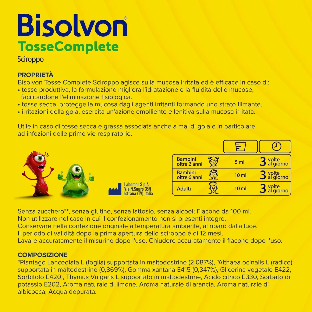 Bisolvon Tosse Complete Scir