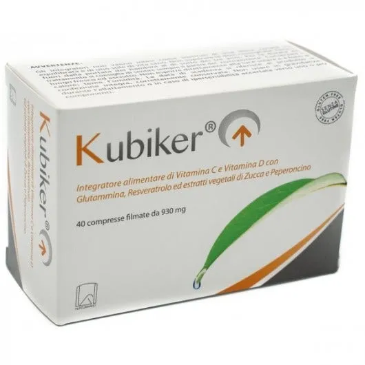 Naturmed Kubiker Integratore Vitaminico 40 Compresse Con Vitamina C e D