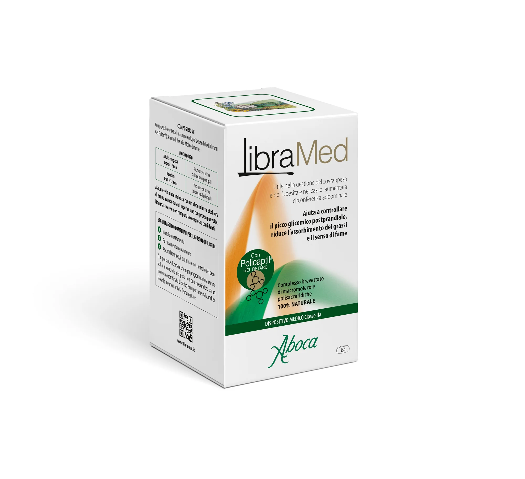 Aboca Fitomagra Libramed 84 Compresse Integratore Dimagrante