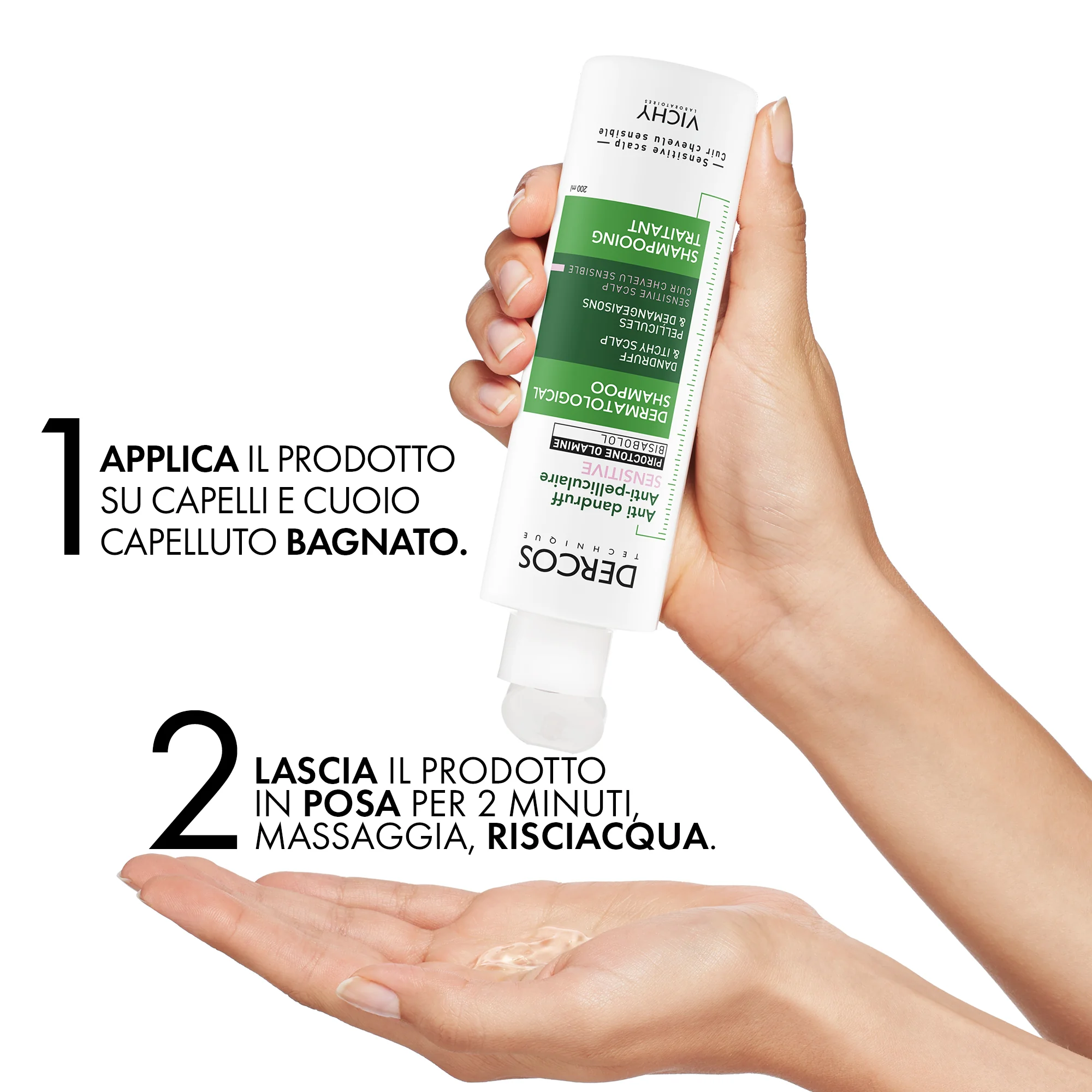 Vichy Dercos Antiforfora Sensitive Shampoo 200 ml Cuoio Capelluto Sensibile