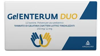 GelEnterum Duo Integratore Intestinale Pediatrico In Polvere 12 Bustine