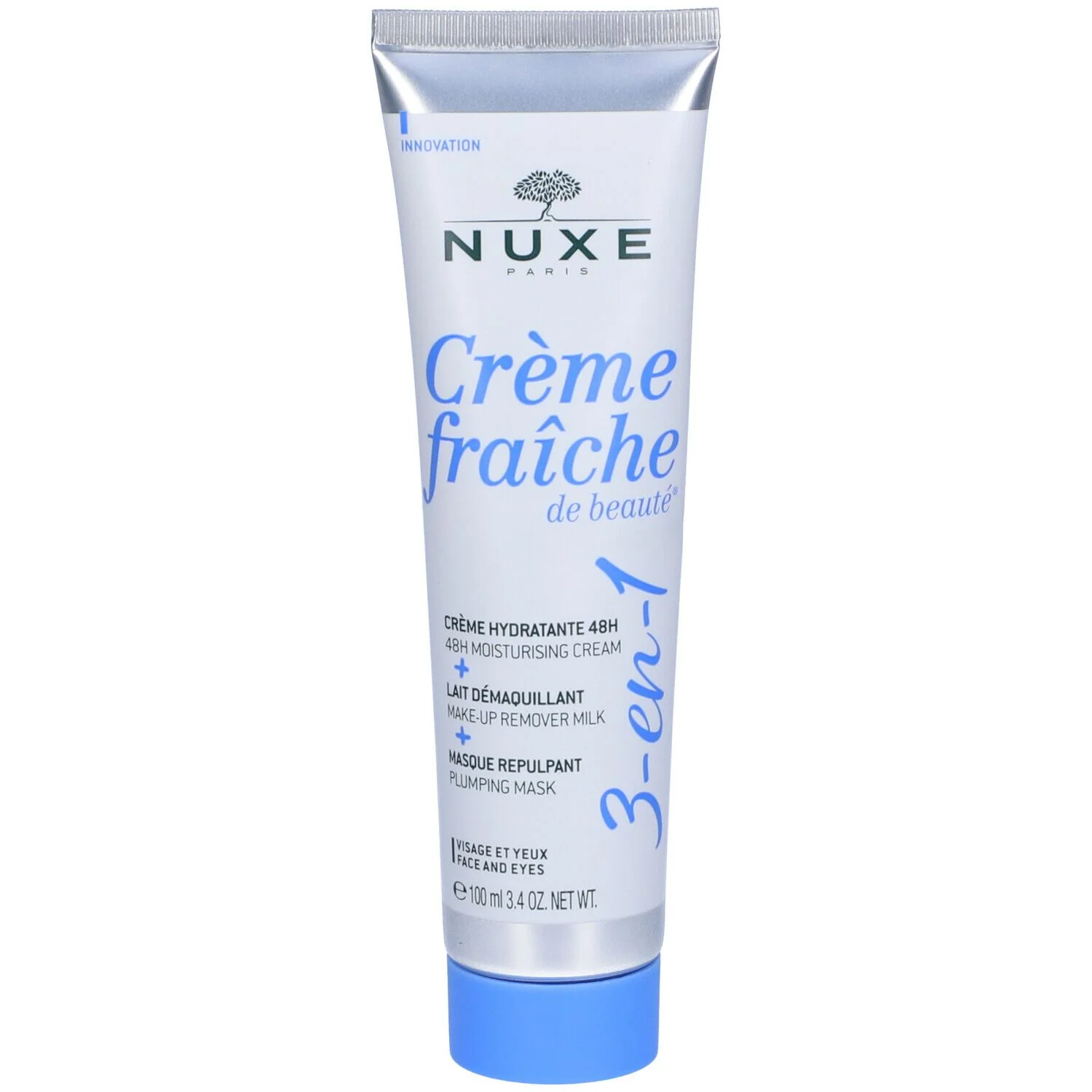 Nuxe Crème fraîche de beauté 3in1 100 ml Crema idratante, Latte struccante, Maschera rimpolpante