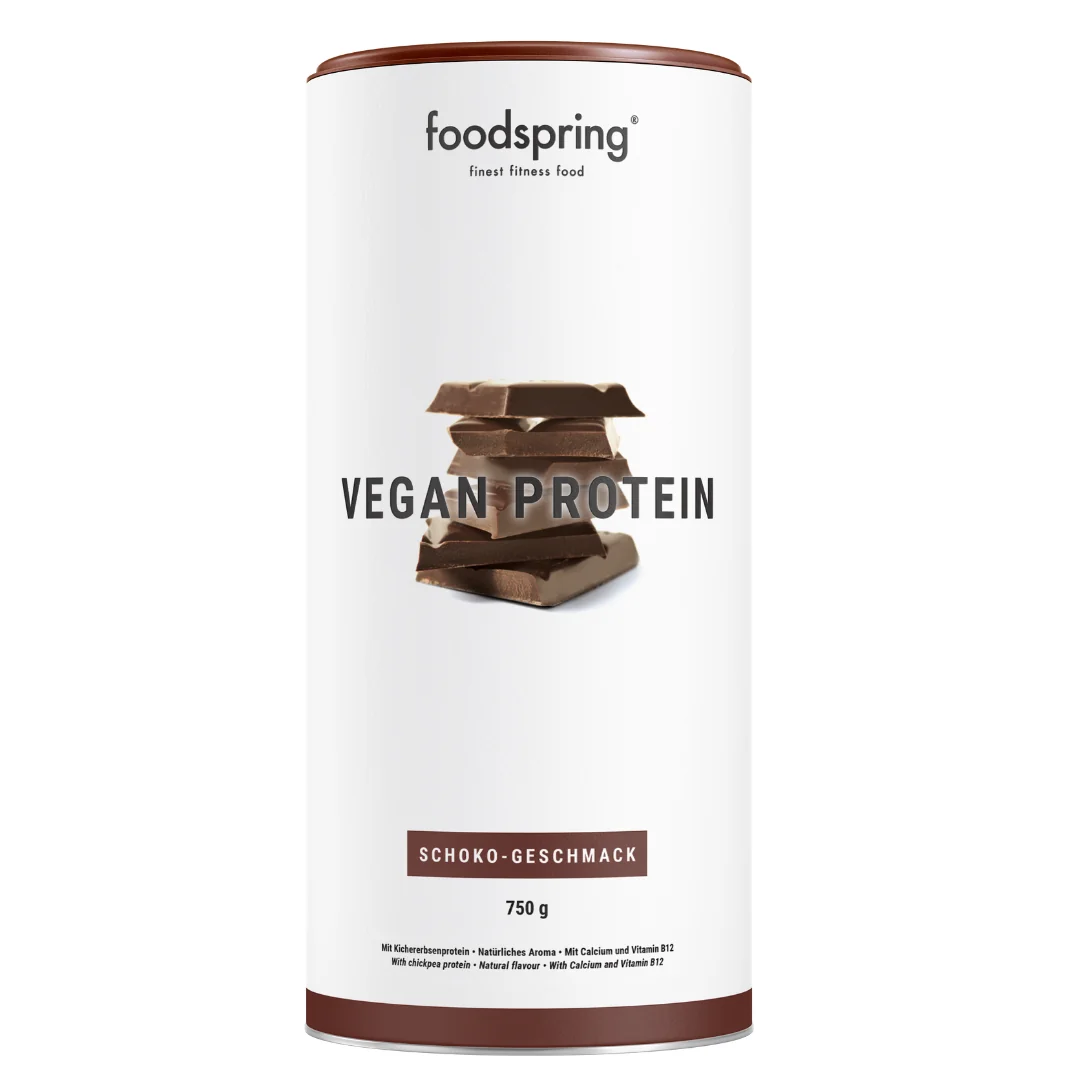 Foodspring Vegan Protein Chocolate 750 g Alto Contenuto Proteico