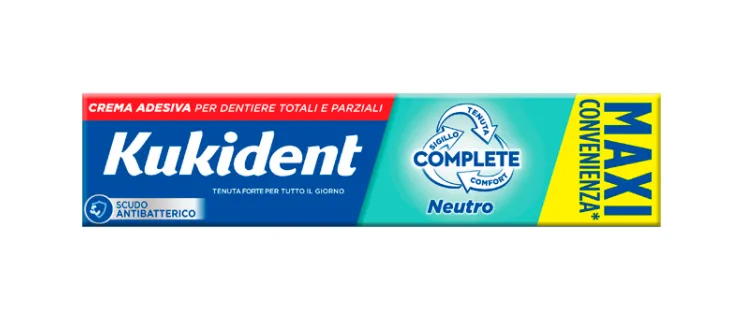 Kukident Neutro Crema Adesiva Dentiere 65 G