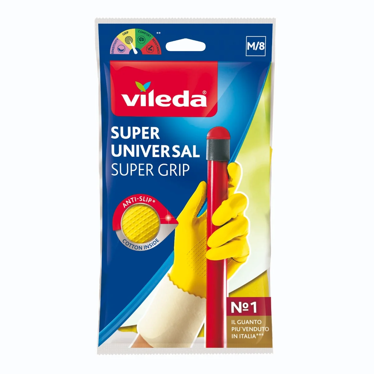 Vileda Guanti Super Universal M In Lattice