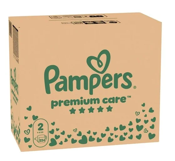 Pampers Premium Care 2 X 224 4-8 Kg