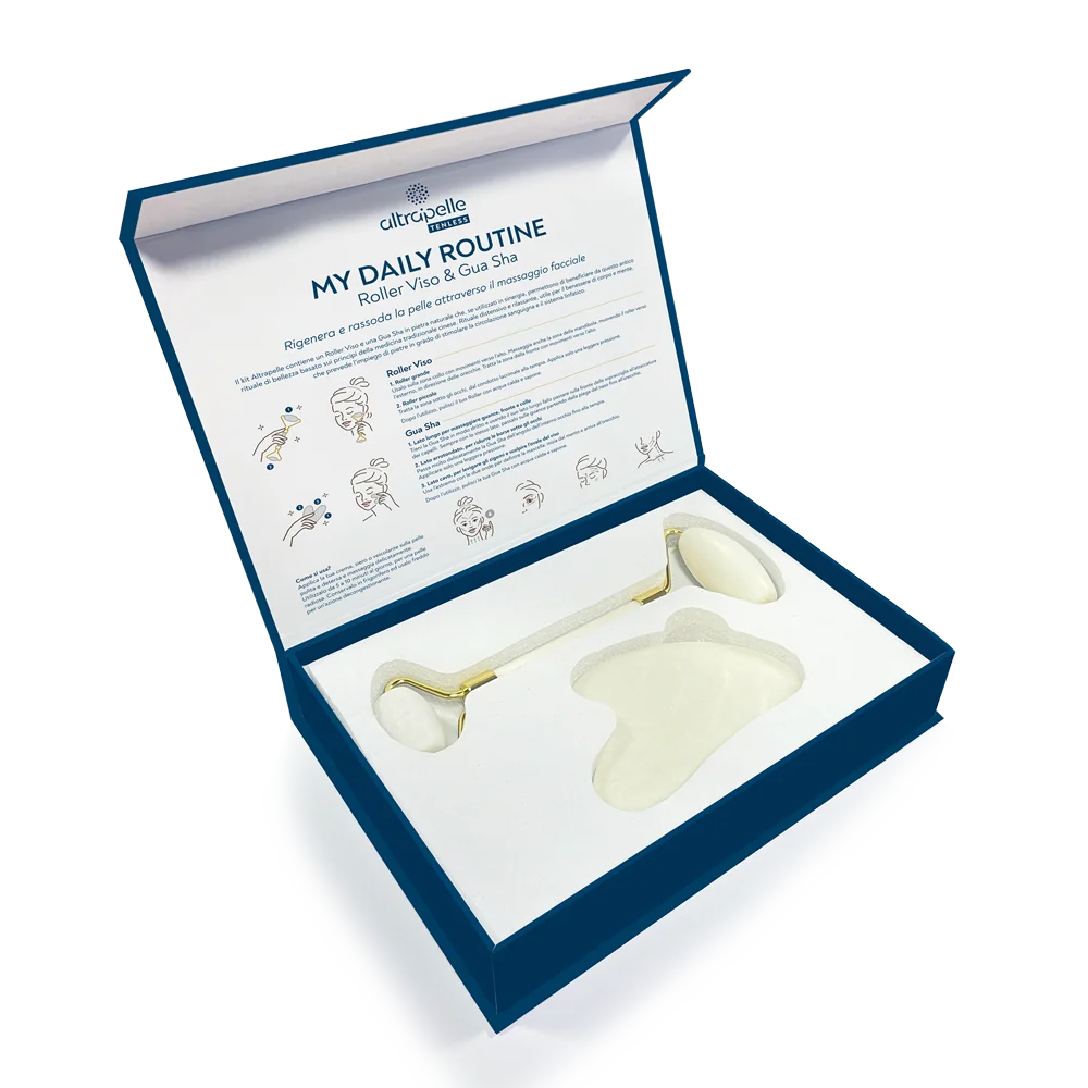 Altrapelle Tenless Set My Daily Routine Gua Sha E Roller Viso Viso