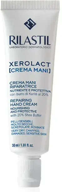Rilastil Xerolact Crema Mani 30 ml Con Burro di Karitè