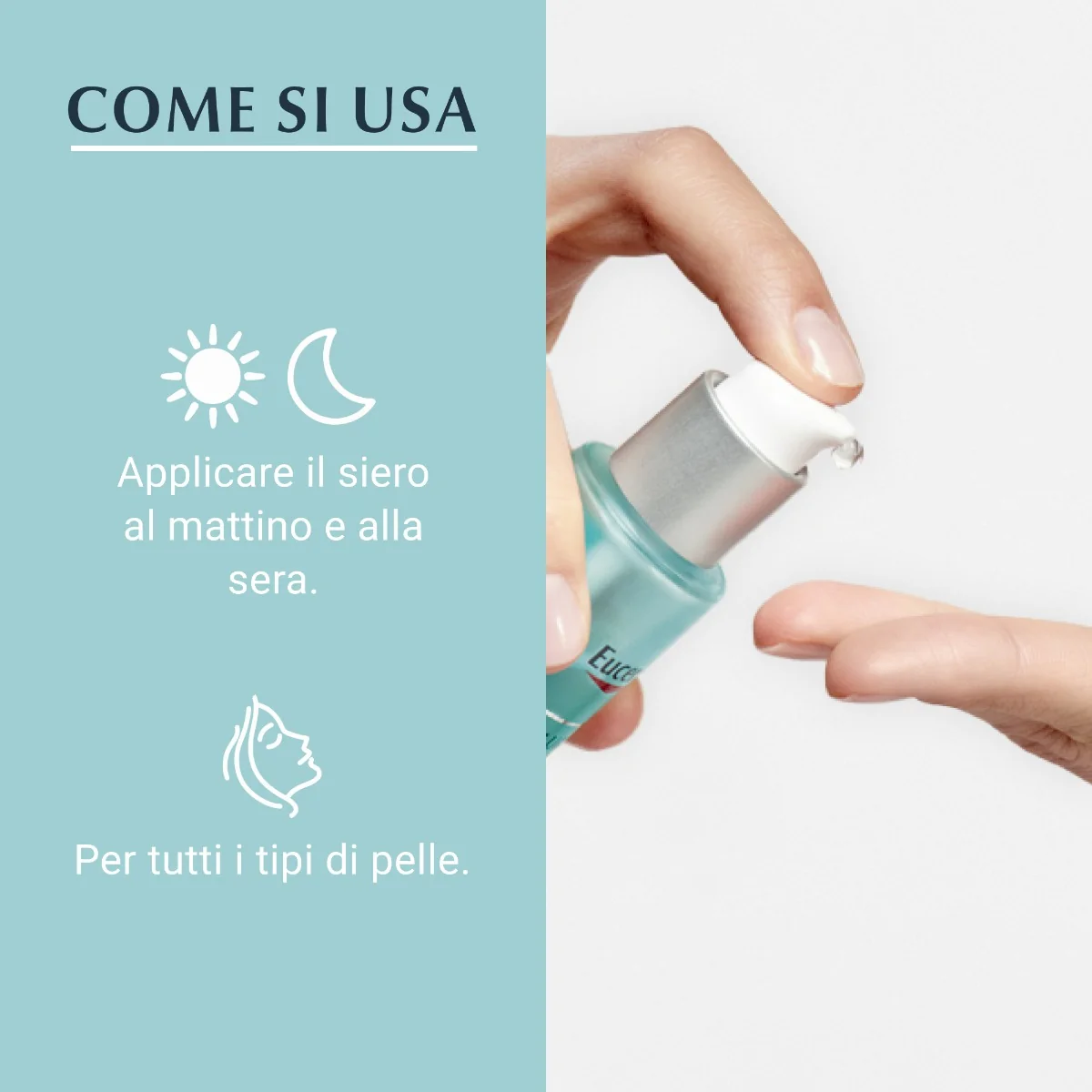 Eucerin Hyaluron-Filler Booster Idratante Viso 30 ml Azione Idratante e Antietà