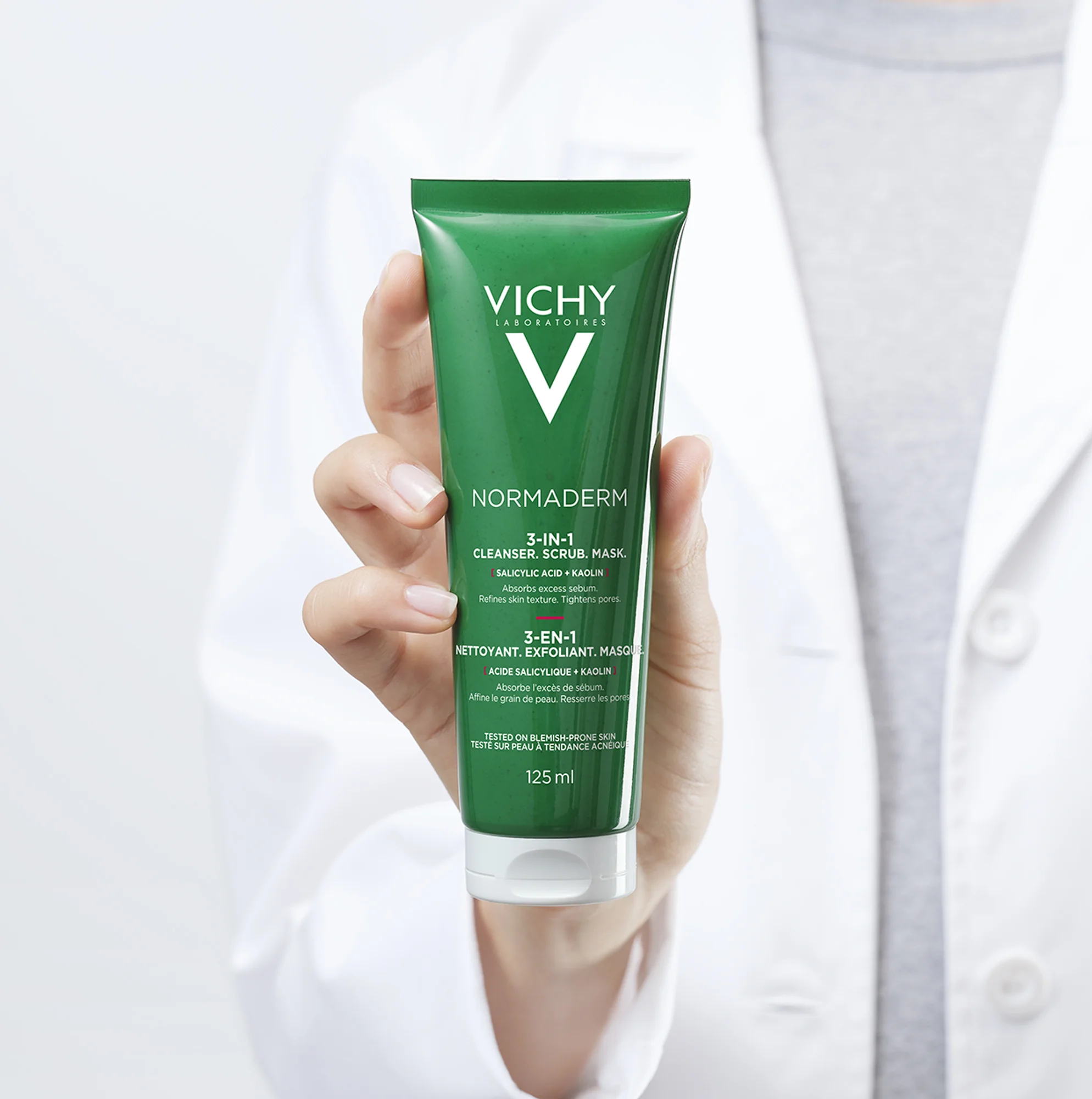 Vichy Normaderm 3in1, 125 Ml Purificante